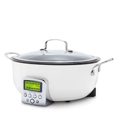 Greenpan Elite 6-quart Essential Smart Skillet In Cloud Cream