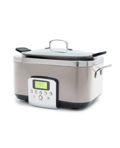 Greenpan Elite 6qt Slow Cooker In Cloud Gray