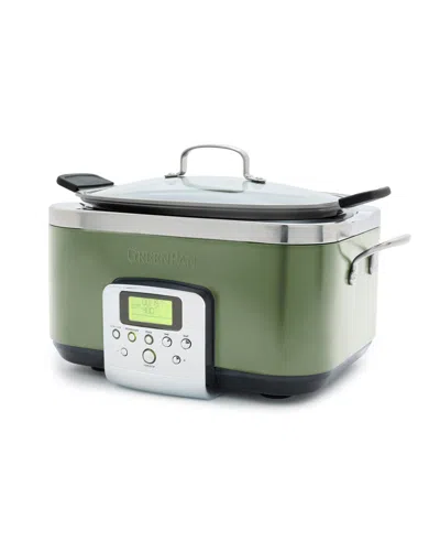 Greenpan Elite 6qt Slow Cooker In Sage