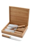 Greenpan Elite 8-piece Knife Box Set In Brown