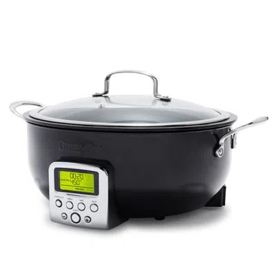 Greenpan Elite Ceramic Nonstick 6-quart Essentaial Smart Skillet In Black