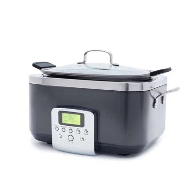 Greenpan Elite Ceramic Nonstick 6-quart Slow Cooker In Blue