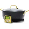 Greenpan Elite Reserve 6-quart Smart Skillet In Black