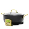 Greenpan Elite Reserve 6-quart Smart Skillet In Black