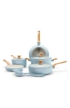 Greenpan Essence Ceramic Cookware Set In Blue Haze