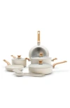 Greenpan Essence Ceramic Cookware Set In Black
