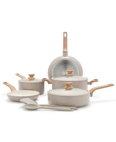 Greenpan Essence Ceramic Nonstick 10-piece Cookware Set In Taupe