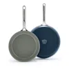 Greenpan Gp5 Ceramic Nonstick 11 & 9.5 Frypan Set In Slate