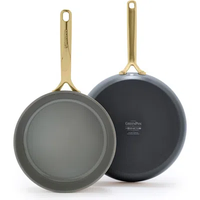 Greenpan Gp5 Champagne Ceramic Non-stick 9.5 & 11 Fryapn Set - 100% Exclusive In Slate