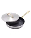Greenpan Gp5 Stainless Steel 12" Frypan In Silver