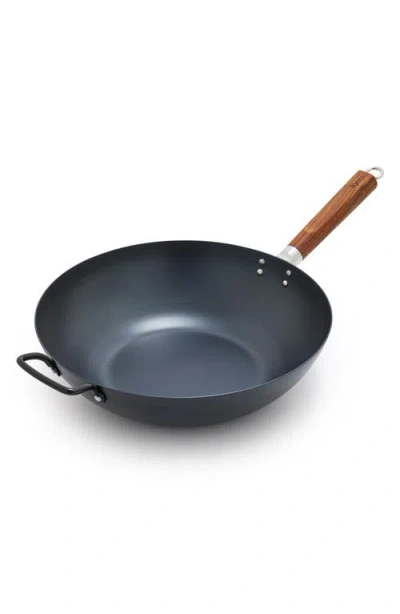 Greenpan Kyoto Carbon Steel 14-inch Wok In Black