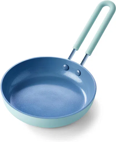 Greenpan Mini Healthy Ceramic Nonstick, 5" Round Egg Pan, Dishwasher Safe, Stay Cool Handle, Mint Green In Blue