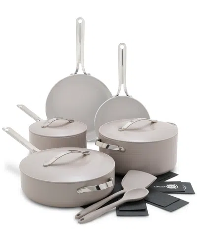 Greenpan Nova 10-pc. Ceramic Nonstick Cookware Set In Gray