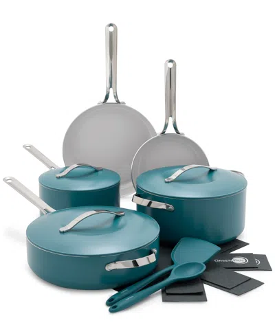 Greenpan Nova 10-pc. Ceramic Nonstick Cookware Set In Tapestry