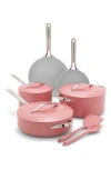 Greenpan Nova 10-piece Ceramic Nonstick Cookware Set In Coral