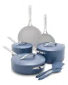 Greenpan Nova 10-piece Ceramic Nonstick Cookware Set In Blue