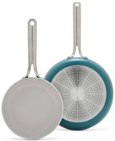 Greenpan Nova 2-pc. 8" And 10" Nonstick Frypan Set In Tapestry