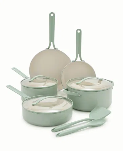 Greenpan Nova Gallery Ceramic Nonstick 10-piece Cookware Set In Green