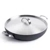 Greenpan Paris Pro 11in Covered Everyday Pan With 2 Side Handles In Blue