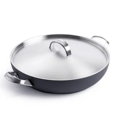 GREENPAN PARIS PRO 11-INCH COVERED EVERYDAY PAN WITH HANDLES, BLACK
