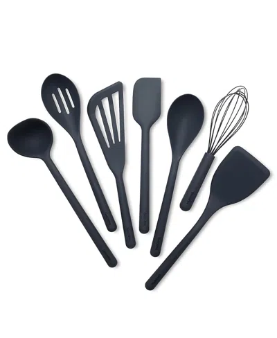 Greenpan Platinum Silicone Cooking Tools, Set Of 7 In Gray