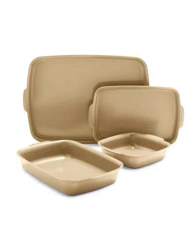 Greenpan Premiere Ceramic Nonstick Ovenware 4-pc. Set In Brown