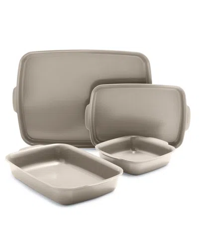 Greenpan Premiere Ceramic Nonstick Ovenware 4-piece Set In Brown