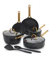 Greenpan Reserve 10-pc. Nonstick Cookware Set In Black