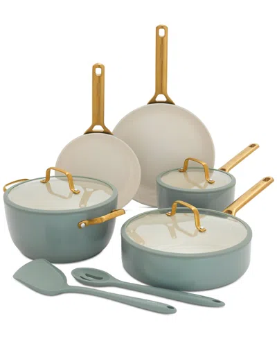 Greenpan Reserve 10-pc. Nonstick Cookware Set In Green