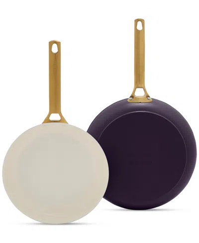 Greenpan Reserve 2-pc. Hard-anodized Nonstick Frypan Set In Purple