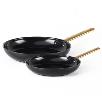 Greenpan Reserve 10 And 12 Frypan Set In Black