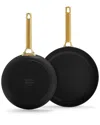 Greenpan Reserve 3-pc. Frypan Set In Black