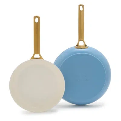 Greenpan Reserve Healthy Ceramic Nonstick 2 Piece Frying Pan Set In Blue