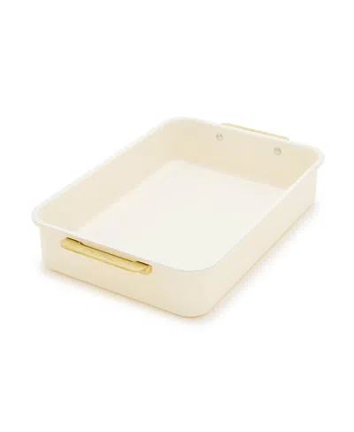 Greenpan Reserve Healthy Ceramic Nonstick Bakeware, Rectangular Cake Pan In White