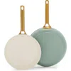 Greenpan Reserve Set Of 2 Ceramic Nonstick Frying Pans