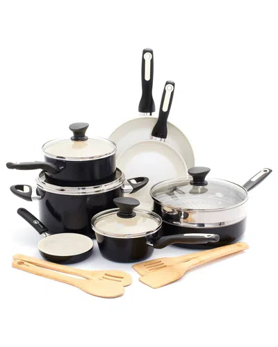 Greenpan Rio 16pc Cookware Set In Black