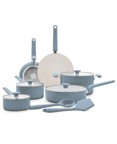 Greenpan Rio Advanced Ceramic Nonstick 12-piece Cookware Set In Dutch Blue