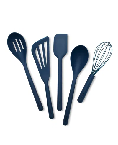 Greenpan Silicone Tools 5-pc. Utensil Set In Blue