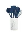 Greenpan Silicone Tools 7-pc. Crock Set In Blue