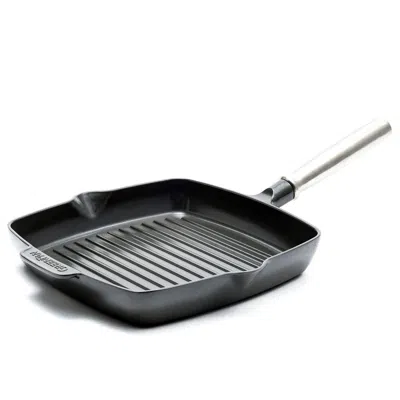 Greenpan Simmerlite 10" Nonstick Square Grill Pan In Silver