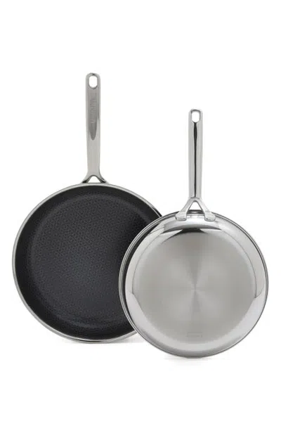 Greenpan Spectra Thermobond 2-piece Hybrid Fry Pan Set In Grey