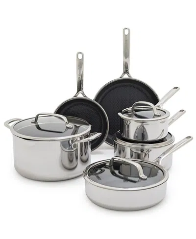 Greenpan Spectra Thermobond Hybrid Cookware, Set Of 10 In Silver