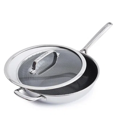 Greenpan Spectra Thermobond Hybrid Covered Wok, 12" In Gray