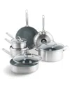 Greenpan Trevisio 10pc Cookware Set