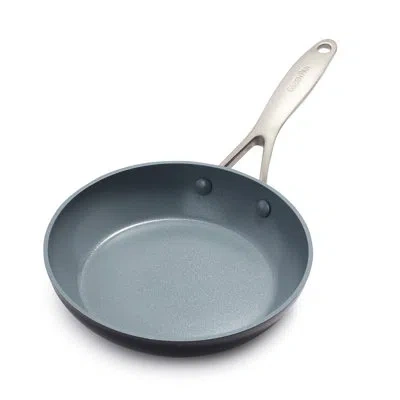 Greenpan Valencia Pro Healthy Ceramic Nonstick Hard-anodized Aluminum Frying Pan In Black