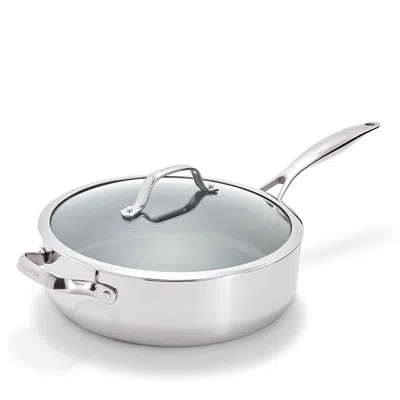 Greenpan Valencia Pro Stainless Steel 11 Covered Skillet In Silver