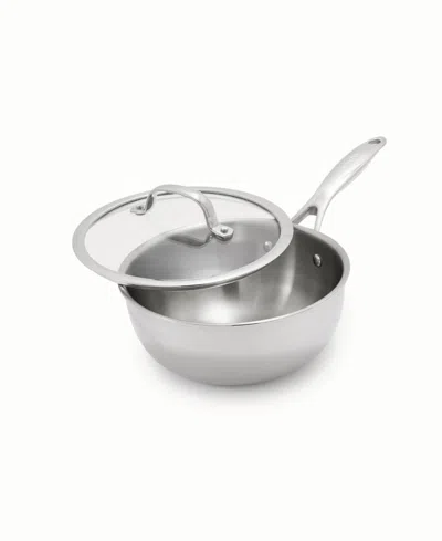 Greenpan Valencia Pro Stainless Steel 2.5 Quart Chef's Pan In Silver