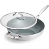 Greenpan Valencia Stainless Steel Nonstick Wok