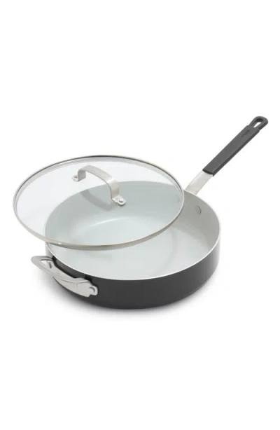 Greenpan X Bobby Flay Professional Ceramic Nonstick 4.5-quart Sauté Pan With Lid In Gray