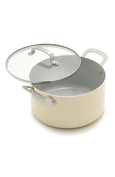 Greenpan X Bobby Flay Professional Ceramic Nonstick 6-quart Stockpot With Lid In Neutral